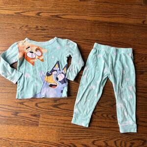 Bluey Long Sleeve Unisex Pajama Set - 3T